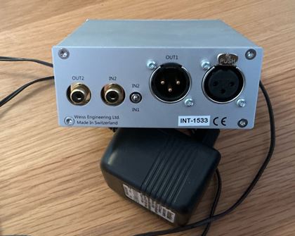 Weiss-INT 203 2 ch Firewire